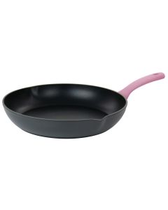 Oster Rigby 9.5 Inch Aluminum Nonstick Frying Pan in Pink with Pouring Spouts
