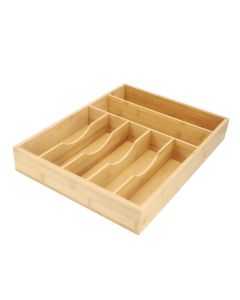 MegaChef Bamboo 7 Section Drawer Organizer