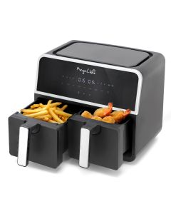 MegaChef Dual 4.8 + 4.8 Quart Digital Electric Air Fryer