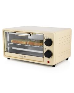 MegaChef 9.5 Quart Electric Counter Top Toaster Oven in Cream