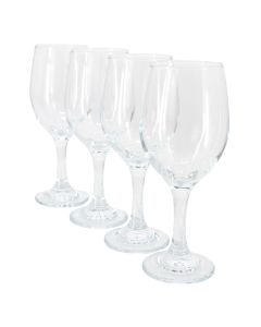 Gibson Home Belinni 4 Piece 14.2 Ounce Classic Wine Glass Set