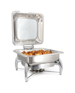 MegaChef 6.3 Quart Stainless Steel Rectangle Professional Chafing Dish/Food Warmer/Buffet Server Serving Dish