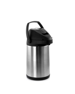 MegaChef 3.17 Quart Stainless Steel Airpot Hot Water Dispenser for Coffee and Tea