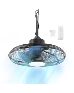 Vie Air 20 Inch 3 Speed Gazebo Outdoor Fan in Matte Black